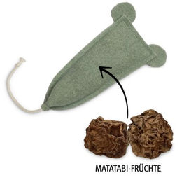 Kater Kasimir MÄUSERICH XL Katzenspielzeug Maus aus Wollfilz mit Matatabi-Füllung in Grün – Bild 1 von 6