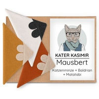 Produktbild von Kater Kasimir Schnurrbert Maus aus Baumwolle bunt OEKO-TEX 3er Pack