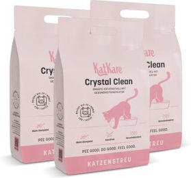 Produktbild von KatKare Crystal Clean Smarte Katzenstreu Silikatstreu 3x6,2 l