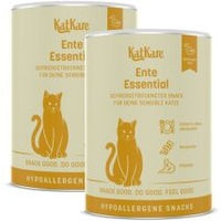 Produktbild von KatKare Hypo Ente Essential Hypoallergenes Leckerli für Katzen aller Altersstufen 2x90 g