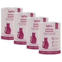 Produktbild von KatKare Hypo Perlhuhn Essential Katzenfutter 4x90 g