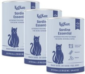 KatKare Hypo Sardine Essential Hypoallergenes Katzenfutter für alle Altersstufen 3x90 g – Bild 1 von 2