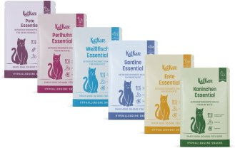 KatKare Hypo Schnupperbox mit verschiedenen Sorten für Katzen 6x30g – Bild 1 von 1