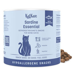 KatKare Hypoallergene Gefriergetrocknete Katzensnacks Sardine Getreidefrei 70g – Bild 1 von 6