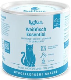 KatKare Hypoallergener Gefriergetrockneter Katzen-Snack Weissfisch Essential 70g – Bild 1 von 2