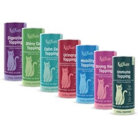 Produktbild von KatKare Vital Toppings Komplett Sortiment-Box für Katzen mit 7 Pulver-Sorten zur Unterstützung von Magen-Darm, Immunsystem, Gelenken sowie Haut und Fell, 7 x 90 g