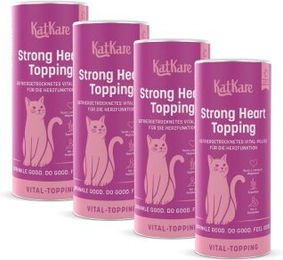 KatKare Vital Toppings Strong Heart für Katzen 4x90 g – Bild 1 von 1