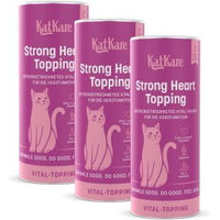 Produktbild von KatKare Vital Toppings Strong Heart Katzen Topping 3x90 g