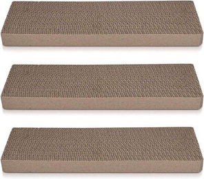 Kattens Katzenspielzeug Kartonplatten umkehrbar 3 Stück für Kattenspaß-Box ST02 – Bild 1 von 1