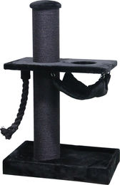 Kattens No. 1 Kratzbaum Sailor für Katzen in Schwarz aus Holz, Plüsch und Sisal – Bild 1 von 2