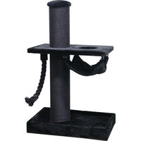 Produktbild von Kattens No. 1 Kratzbaum Sailor für Katzen in Schwarz aus Holz, Plüsch und Sisal