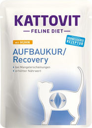 Produktbild von Kattovit Aufbaukur Huhn Nassfutter für Katzen 24x85g
