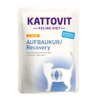 Produktbild von Kattovit Aufbaukur Huhn Nassfutter Veterinärdiät für Katzen 24x85g