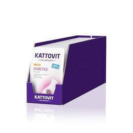 Kattovit Diabetes Nassfutter für Katzen Huhn zur Blutzuckerregulierung und Gewichtskontrolle 24 x 85 g – Bild 1 von 4