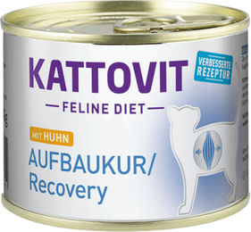 Kattovit Feline Diet Aufbaukur Huhn Nassfutter für Katzen 12 x 185 g - 12 x 185 g – Bild 1 von 5
