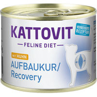 Produktbild von Kattovit Feline Diet Aufbaukur Huhn Nassfutter für Katzen 12 x 185 g - 12 x 185 g