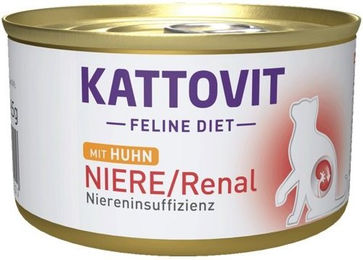 Kattovit Feline Diet Diätfutter Niere Huhn Adult 12 x 85 g - 12 x 85 g – Bild 1 von 3