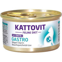 Produktbild von Kattovit Feline Diet Gastro Ente Katzen Nassfutter Diätfutter 12x85g