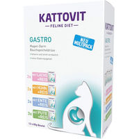 Produktbild von Kattovit Feline Diet Gastro Nassfutter für Katzen Adult Magen-Darm Diätfutter 12 x 85 g - 12 x 85 g