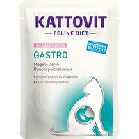 Produktbild von Kattovit Feline Diet Gastro Nassfutter Lachs und Reis für Katzen Adult 24 x 85 g - 24 x 85 g
