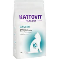 Produktbild von Kattovit Feline Diet Gastro Trockenfutter für erwachsene Katzen zur Unterstützung des Magen-Darm-Systems 4 kg - 4 kg