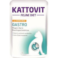 Produktbild von Kattovit Feline Diet Gastrointestinal Nassfutter für Katzen Adult Huhn und Reis 48x85 g