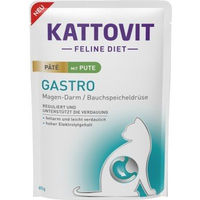 Produktbild von Kattovit Feline Diet Gastrointestinal Veterinärdiät Nassfutter für Katzen Adult Pute Paté 10x85 g - 10 x 85 g