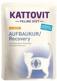 Produktbild von Kattovit Feline Diet Nassfutter Katze Aufbaukur Huhn Adult 48x85 g - 48 x 85 g