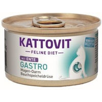 Produktbild von Kattovit Feline Diet Nassfutter Katze Gastro Adult Ente 12x85 g - 12 x 85 g