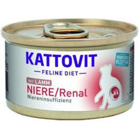 Produktbild von Kattovit Feline Diet Nassfutter Katze Renal Adult Lamm 48x85 g