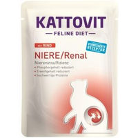 Produktbild von Kattovit Feline Diet Nassfutter Katze Renal Adult Rind 24x85 g - 24 x 85 g