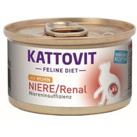 Produktbild von Kattovit Feline Diet Nassfutter Katze Renal Huhn Adult 24x85 g