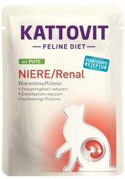Produktbild von Kattovit Feline Diet Nassfutter Katze Renal Pute Adult 96x85 g