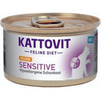 Produktbild von Kattovit Feline Diet Nassfutter Katze Sensitive Adult Huhn Monoprotein Getreidefrei 12x85 g - 10 x 85 g