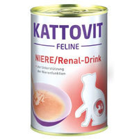 Produktbild von Kattovit Feline Diet Niere/Renal Liquid Drink mit Huhn 135 ml - 12 x 135 ml
