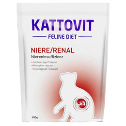 Kattovit Feline Diet Niere/Renal Trockenfutter Diätnahrung für erwachsene Katzen 400 g - 6 x 400 g – Bild 1 von 10