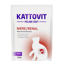 Kattovit Feline Diet Niere/Renal Trockenfutter Diätnahrung für Katzen Adult 1,25 kg - 1,25 kg – Bild 1 von 2