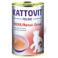 Produktbild von Kattovit Feline Diet Renal-Drink Huhn Diätfutter für erwachsene Katzen 24 x 135 ml - 24 x 135 ml
