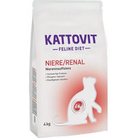 Produktbild von Kattovit Feline Diet Renal Katzenfutter Trockenfutter für Nierenerkrankungen 2x4kg