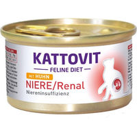 Produktbild von Kattovit Feline Diet Renal Nassfutter Huhn für Katzen 24x85g
