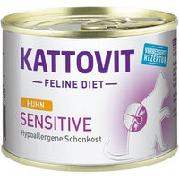 Produktbild von Kattovit Feline Diet Sensitive Katzenfutter Huhn 24x85g