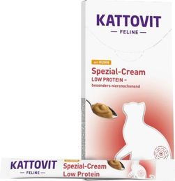 Kattovit Feline Diet Spezial-Cream Niere Huhn Katzen Diätfutter Adult 6x15g - 6 x 15 g – Bild 1 von 2