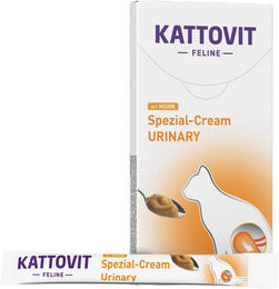 Kattovit Feline Diet Spezial-Cream Urinary Huhn Diätfutter für Katzen Adult 6x15g - 6 x 15 g – Bild 1 von 4