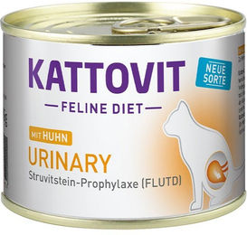 Produktbild von Kattovit Feline Diet Urinary Katzen Nassfutter Huhn 12x185g
