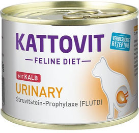 Kattovit Feline Diet Urinary Katzen Nassfutter Kalb 12x185g – Bild 1 von 1