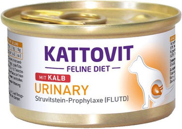 Produktbild von Kattovit Feline Diet Urinary Katzen Nassfutter Kalb 24x85g