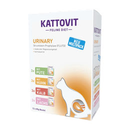 Produktbild von Kattovit Feline Diet Urinary Nassfutter für Katzen Adult 12 x 85 g Multipack - 12 x 85 g