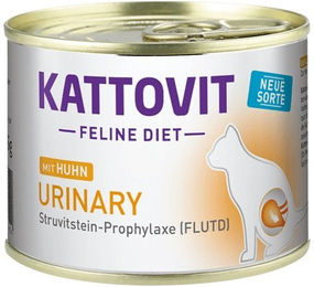 Kattovit Feline Diet Urinary Nassfutter Huhn für erwachsene Katzen 12 x 185 g - 12 x 185 g – Bild 1 von 6