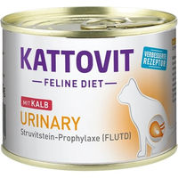 Produktbild von Kattovit Feline Diet Urinary Nassfutter Kalb für erwachsene Katzen 185 g - 6 x 185 g