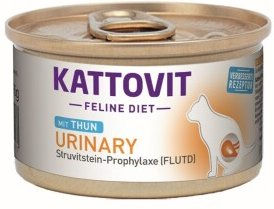 Produktbild von Kattovit Feline Diet Urinary Nassfutter Katze Adult Thunfisch Glutenfrei 12x85 g - 12 x 85 g